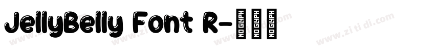 JellyBelly Font R字体转换